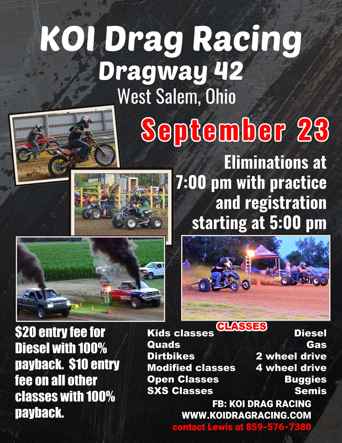 Schedule Dragway 42